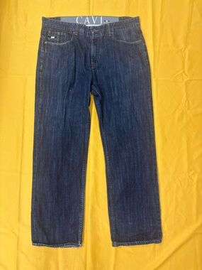 Kirkland Cavi Jeans Mens 40X35 Denim Relaxed Fit Straight Leg! Ships Free !